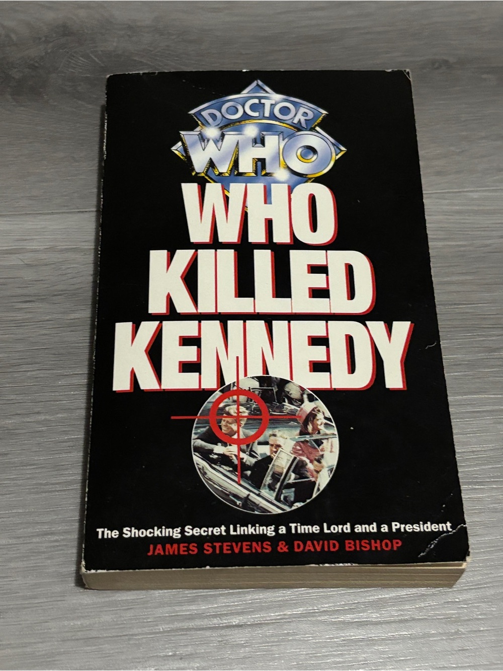 Doctor Who "Who Killed Kennedy" Paperback - Black & White Cover